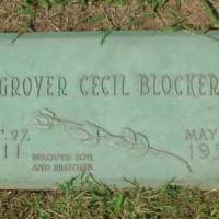 Grover Cecil VETERAN WWII BLOCKER