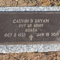 Calvin B. VETERAN KOREA BRYAN