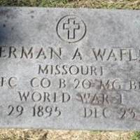 Herman Albert Veteran WWI WAFLER